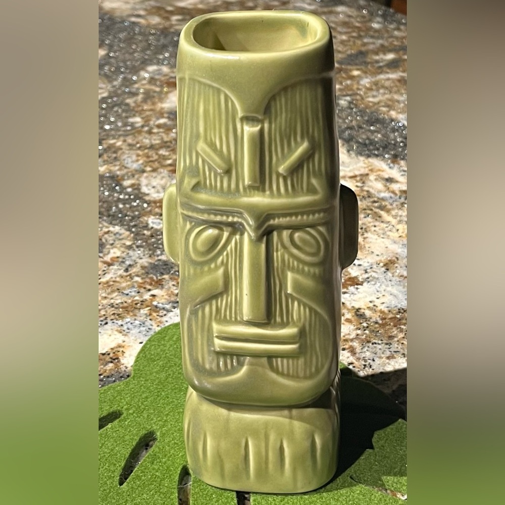 Kon Tiki Collectible Mug Tiki Farm 2017 Rare Limited Edition Arbor Green Head